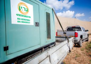 גרירת גנרטור מהשכרה